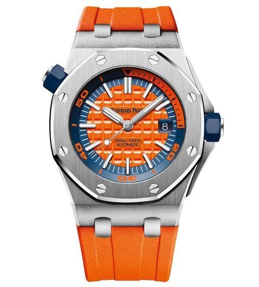 AAA Replica Audemars Piguet Royal Oak Offshore Diver Orange Watch 15710ST.OO.A070CA.01